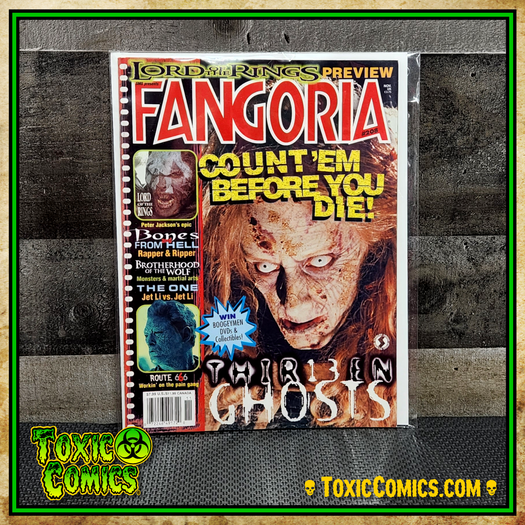 FANGORIA - Issue #208 (November 2001)